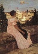 The Pink Dress Frederic Bazille